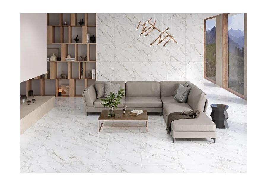 Zdjęcie: gres lumina gold satin rectified 59,8x59,8 cersanit