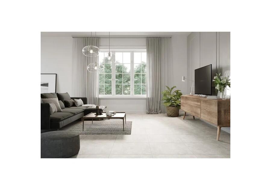 Zdjęcie: gres stamford gptu605 light grey mat rectified 59,8x59,8 cersanit