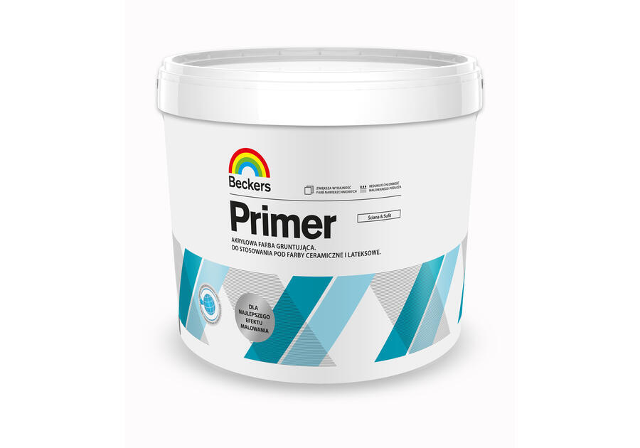Zdjęcie: Farba akrylowa do gruntowania ścian i sufitów Primer 10 L BECKERS