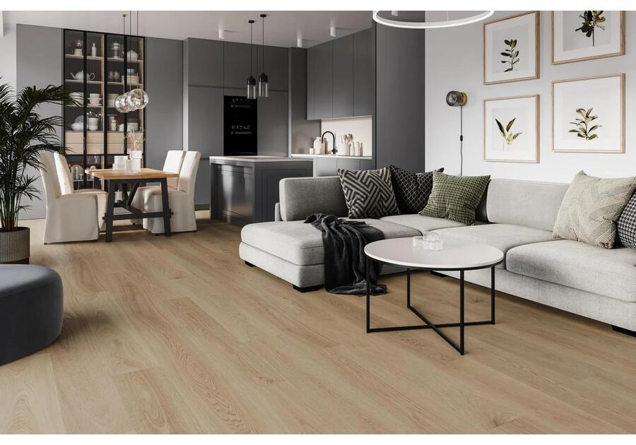 Zdjęcie: panele winylowe spc barlinek next step dąb lniany dp5000004 kl. 34 5,0 + 1,0 mm click z podkładem