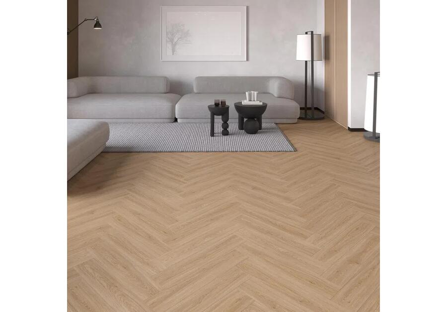 Zdjęcie: panele winylowe jodełka spc living dąb calma kl. 33 4,0 + 1,0 mm click z podkładem